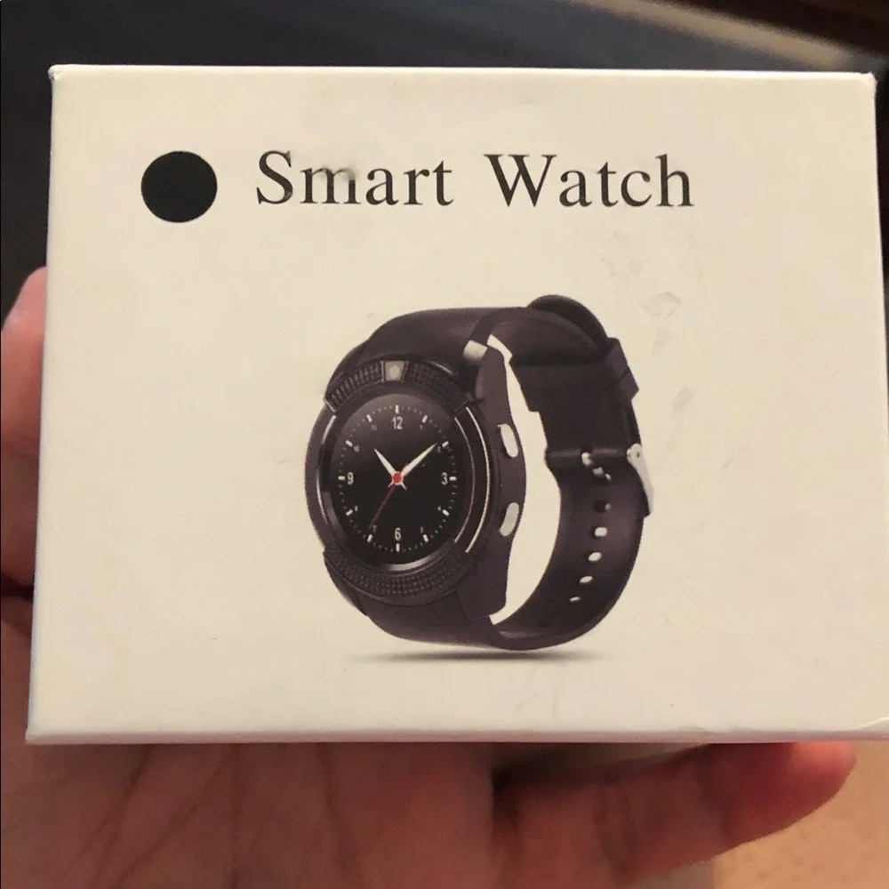 Unbranded White Smartwatch with Silver Bezel - Sleek Wearable